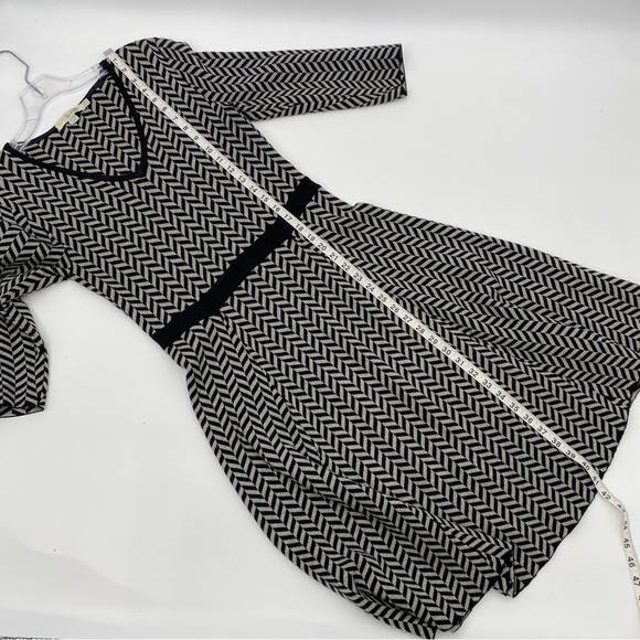 Boden Lucinda Black Gray Knit Dress size 6 - Picture 8 of 9